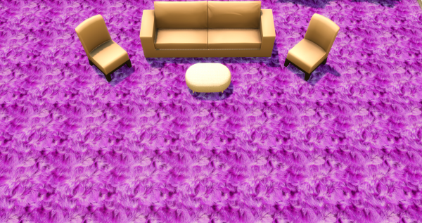 Меховой ковёр №4 (Fur carpet No.4)