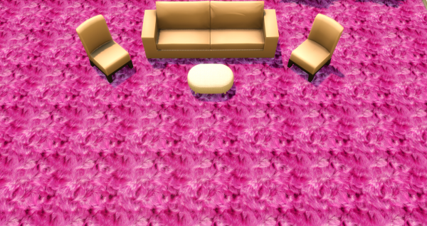 Меховой ковёр №4 (Fur carpet No.4)