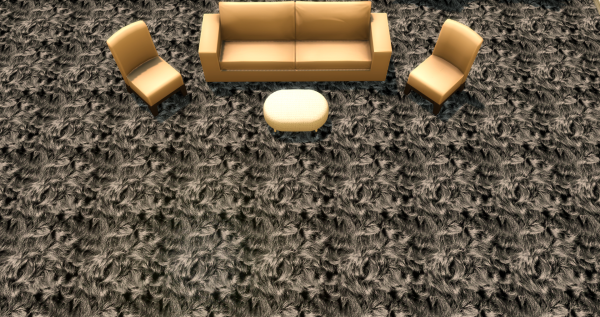 Меховой ковёр №4 (Fur carpet No.4)