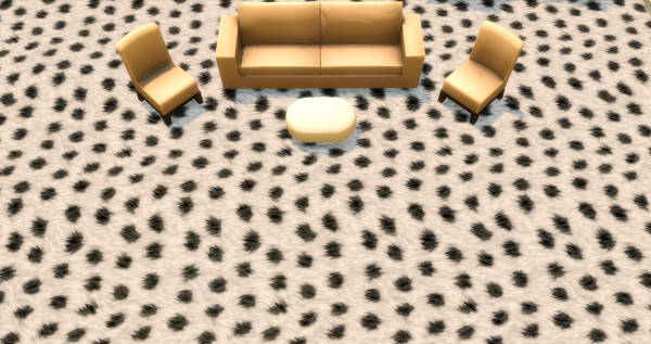 Меховой ковёр №7 (Fur carpet No.7)