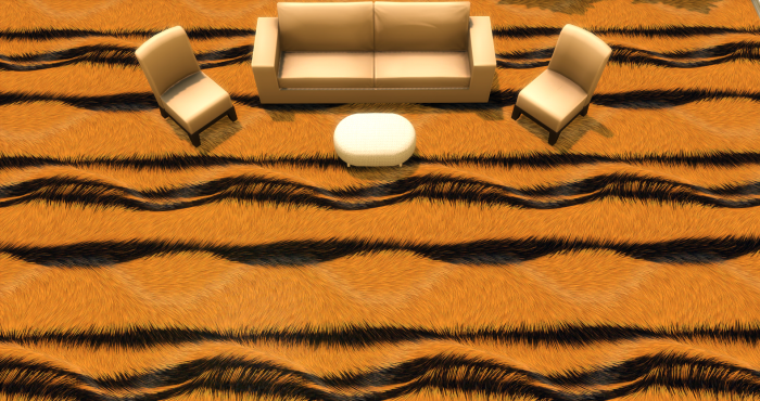 Меховой ковёр №1 (Fur carpet No. 1)