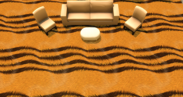 Меховой ковёр №1 (Fur carpet No. 1)