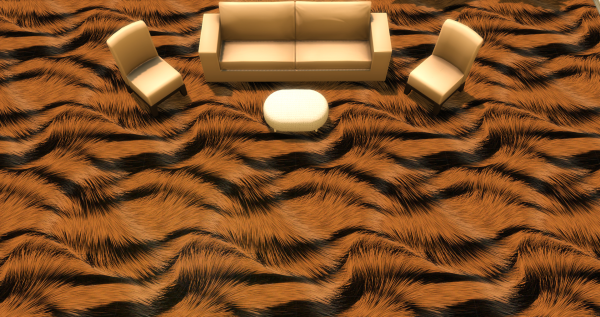 Меховой ковёр №1 (Fur carpet No. 1)