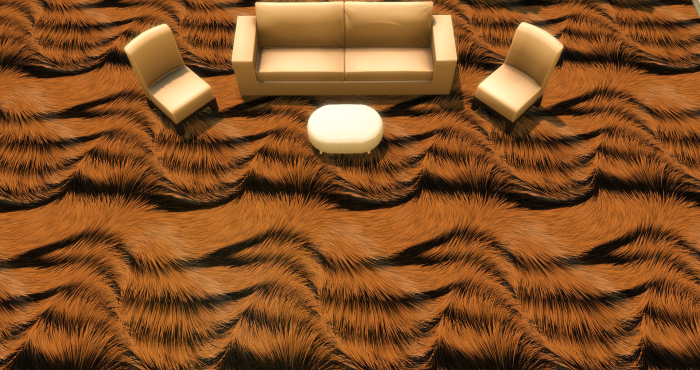 Меховой ковёр №1 (Fur carpet No. 1)