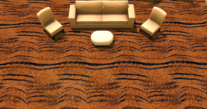 Меховой ковёр №1 (Fur carpet No. 1)