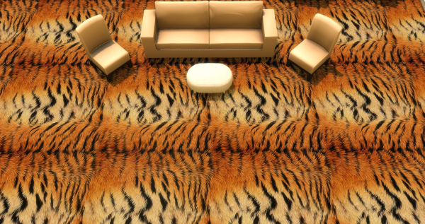 Меховой ковёр №1 (Fur carpet No. 1)