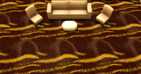 Меховой ковёр №1 (Fur carpet No. 1)