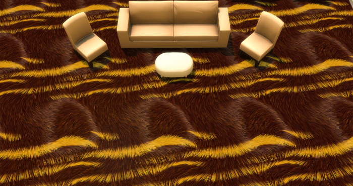 Меховой ковёр №1 (Fur carpet No. 1)