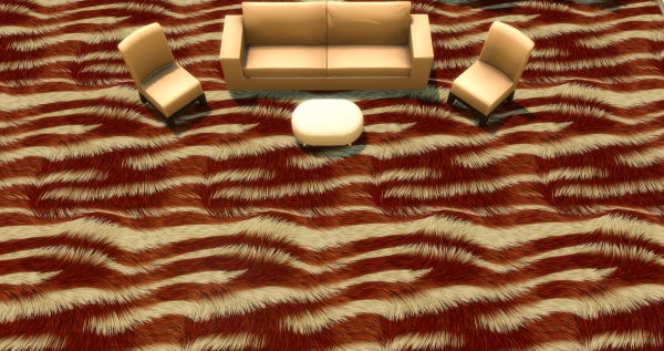 Меховой ковёр №1 (Fur carpet No. 1)