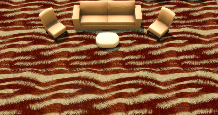 Меховой ковёр №1 (Fur carpet No. 1)