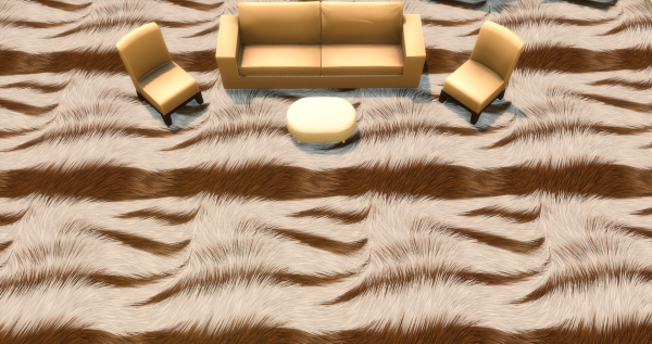 Меховой ковёр №1 (Fur carpet No. 1)