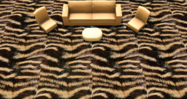 Меховой ковёр №1 (Fur carpet No. 1)