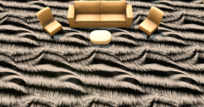 Меховой ковёр №1 (Fur carpet No. 1)