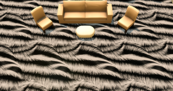 Меховой ковёр №1 (Fur carpet No. 1)