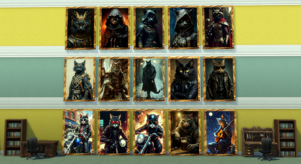 Картина Брутальный кот (Painting The Brutal Cat)