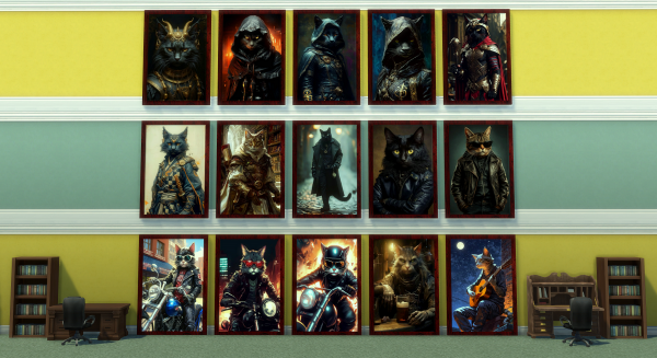 Картина Брутальный кот (Painting The Brutal Cat)