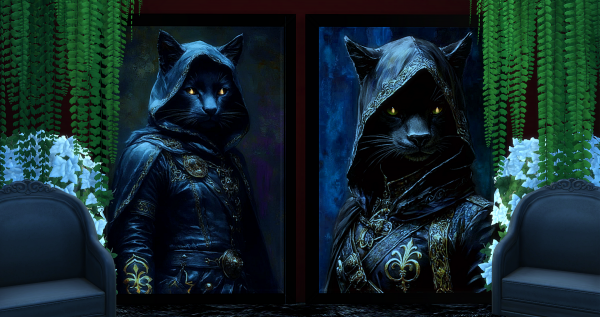 Картина Брутальный кот (Painting The Brutal Cat)