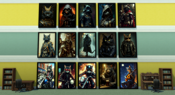 Картина Брутальный кот (Painting The Brutal Cat)