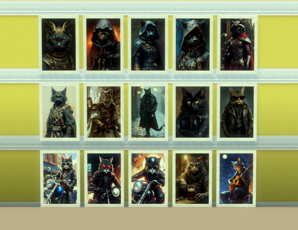 Картина Брутальный кот (Painting The Brutal Cat)