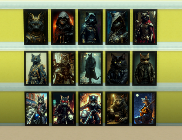 Картина Брутальный кот (Painting The Brutal Cat)