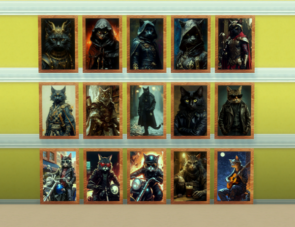 Картина Брутальный кот (Painting The Brutal Cat)