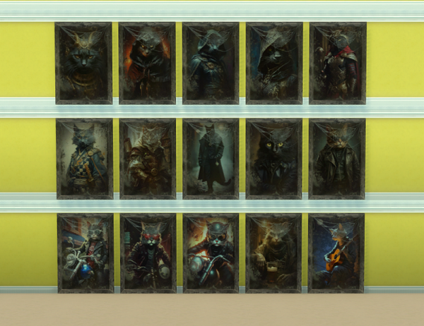 Картина Брутальный кот (Painting The Brutal Cat)