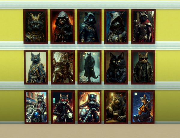 Картина Брутальный кот (Painting The Brutal Cat)